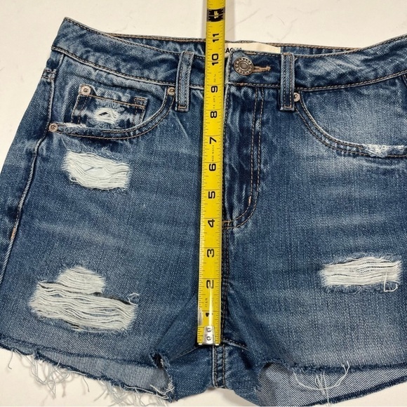 Garage Mom Cut Off Denim Shorts Sz 01 - Picture 9 of 10